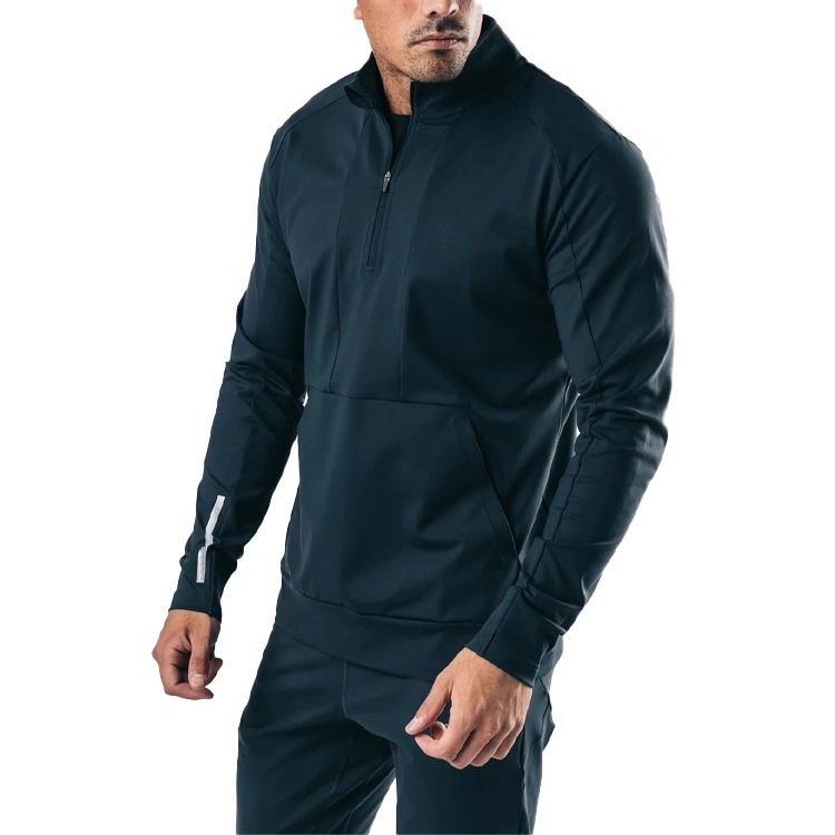 High Quality Customized Men Plain Color Running Sports Jacket