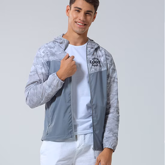 Wasserdichte Laufjacken UV-beständiger Sonnenschutz Unisex-Outwear-Jacke Sport Wandern Softshell-Jacke Großhandel Anti-UV