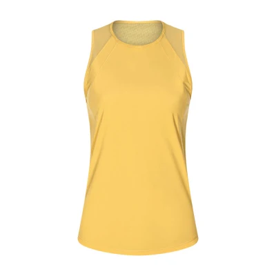 Damen-Yoga-Tops, athletisches Fitnessstudio, Sport-Shirts, ärmelloses, atmungsaktives Workout-Tanktop