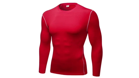 Herren-Kompressionsoberteil, Laufen, Fitnessstudio, Workout, Sport, Fitness, Laufen, lange Ärmel, Dry-Fit-Basisschicht, Trainings-Basisschicht, Thermo-Langarmshirt Wbb14451